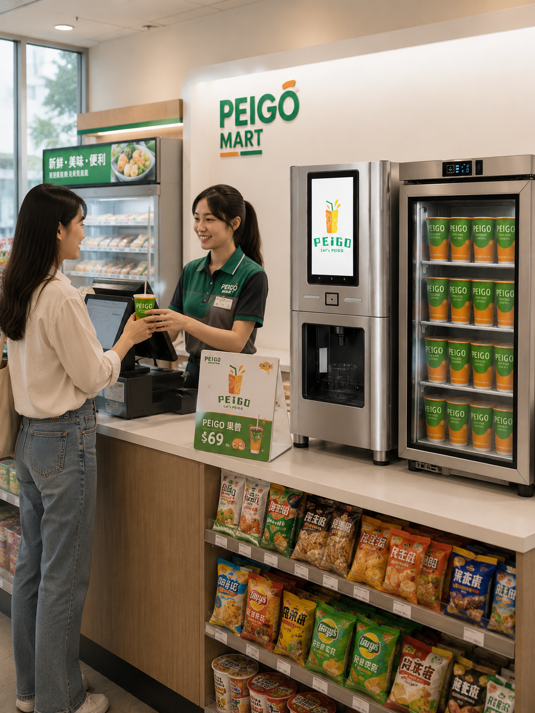 便利商店．24h 觸手可及